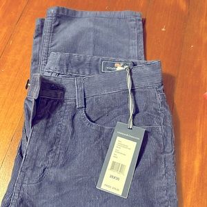 NWT Vineyard Vines 5 pocket corduroy pant. Solid Color: ocean splash size 28x30
